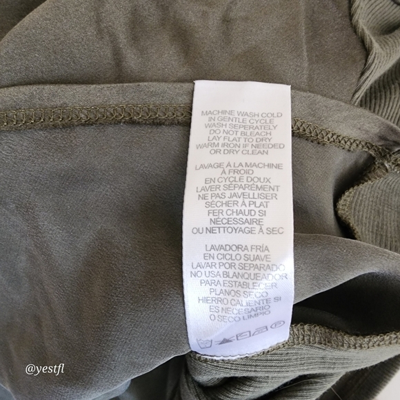 Frame silk satin top military M - Picture 7 of 7